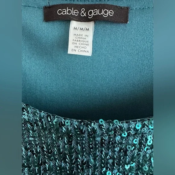 Cable & Gauge Sequin Dress - Picture 2 of 7